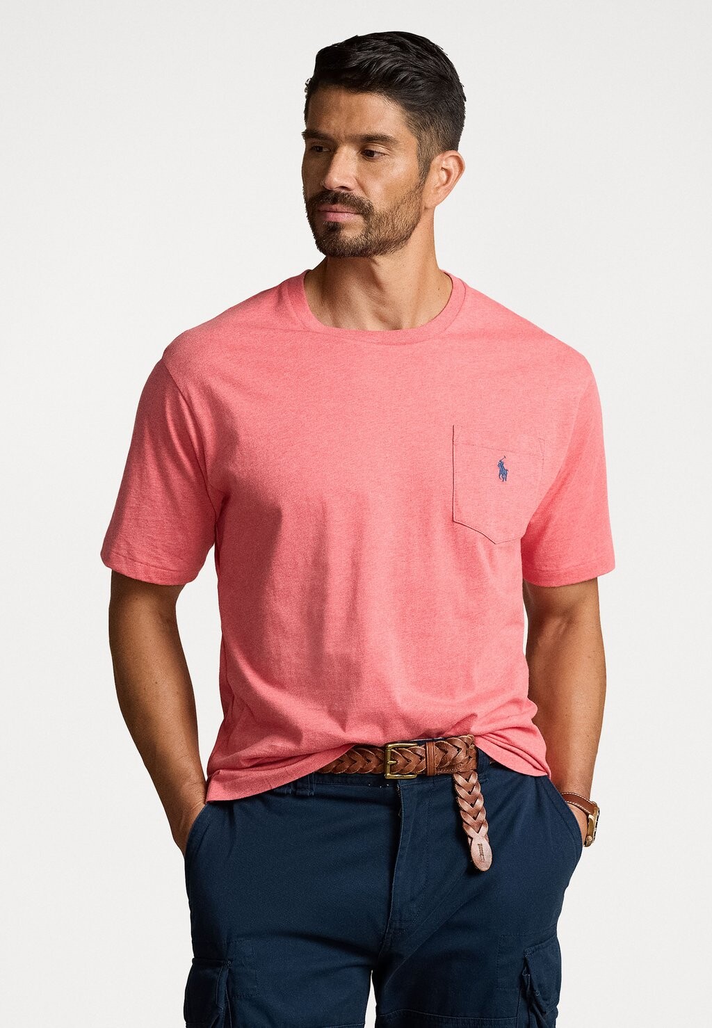 

Базовая футболка Polo Ralph Lauren Big & Tall, розовый