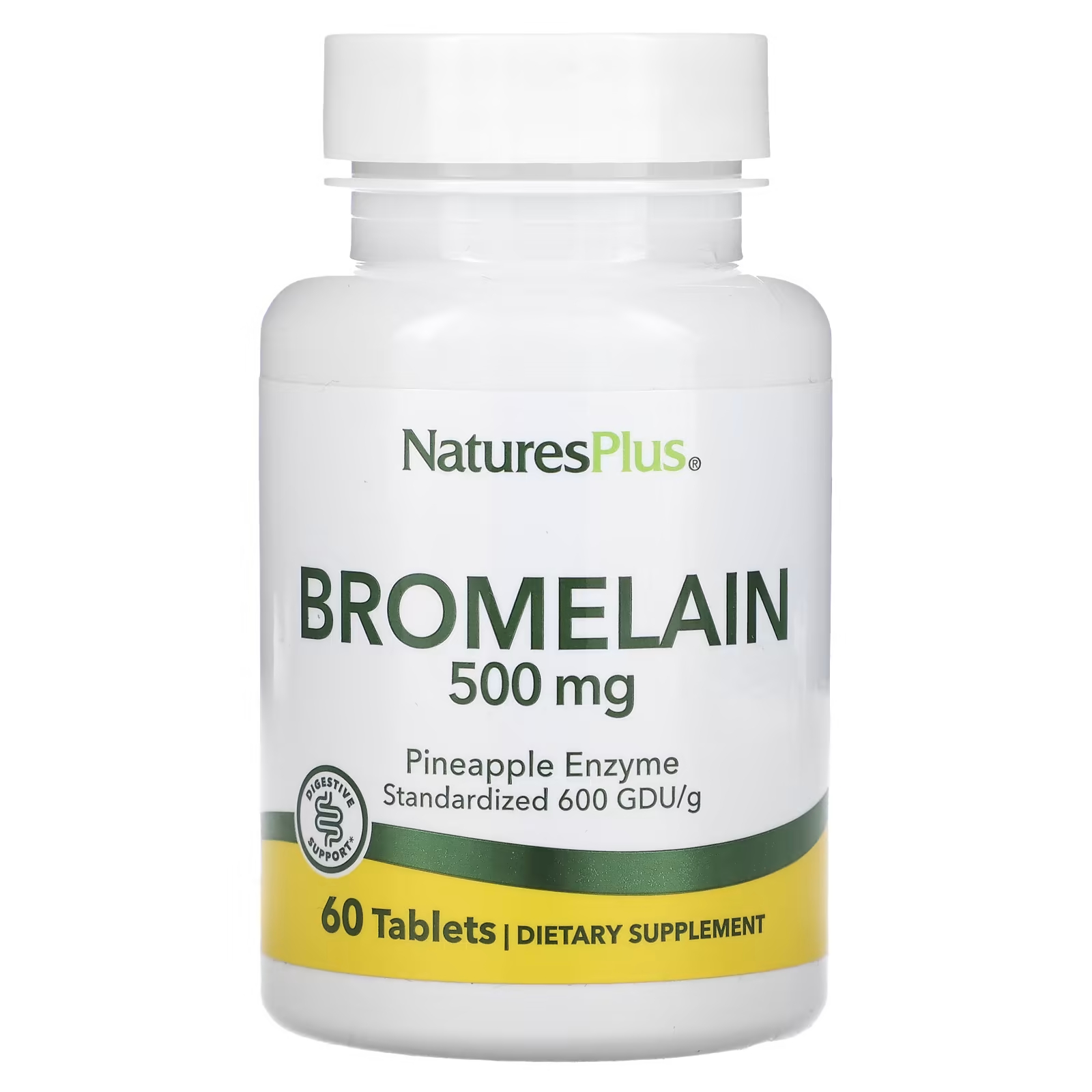 Пищевая добавка NaturesPlus Бромелайн 500 мг, 60 таблеток улун ананасовый 50 г