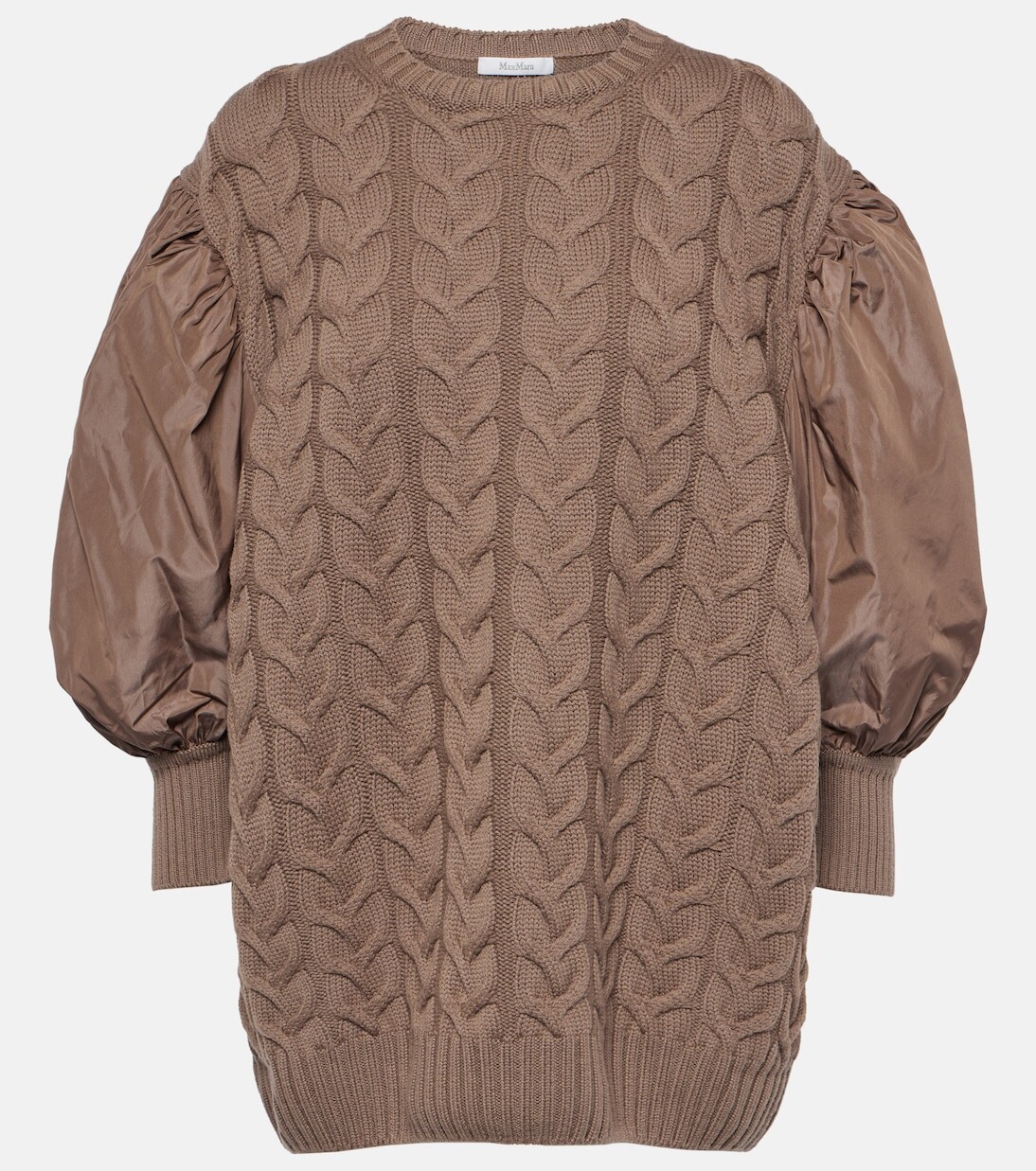 

Мини-платье vittor из натуральной шерсти Max Mara, бежевый
