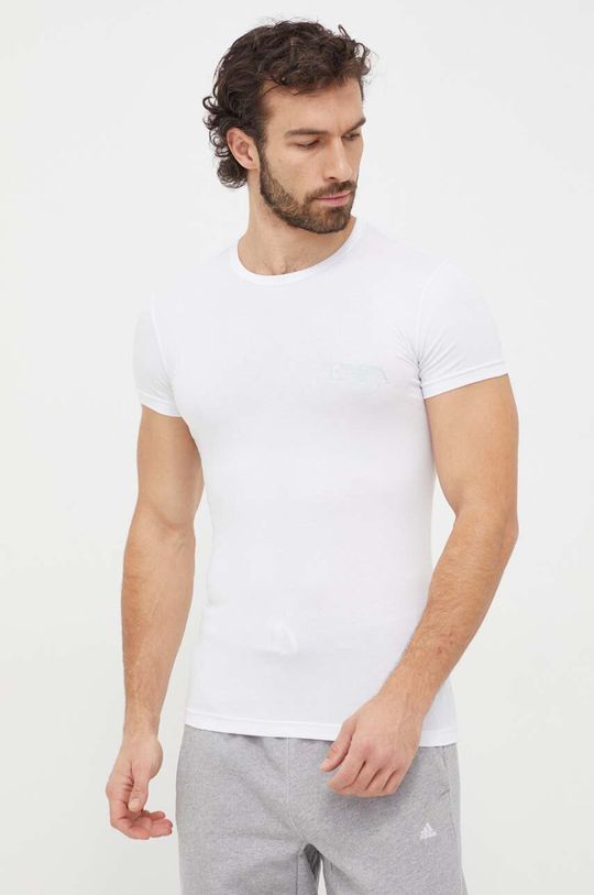 Футболка для отдыха, 2 шт. Emporio Armani Underwear, белый