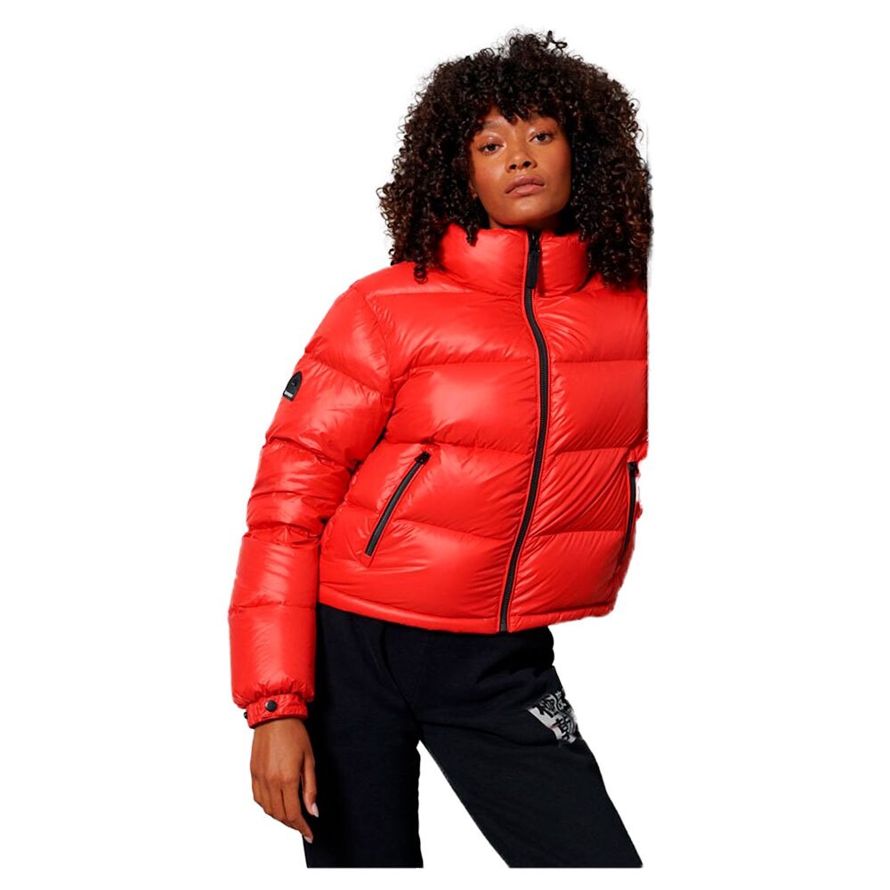 

Куртка Superdry Luxe Alpine Down Padded, красный