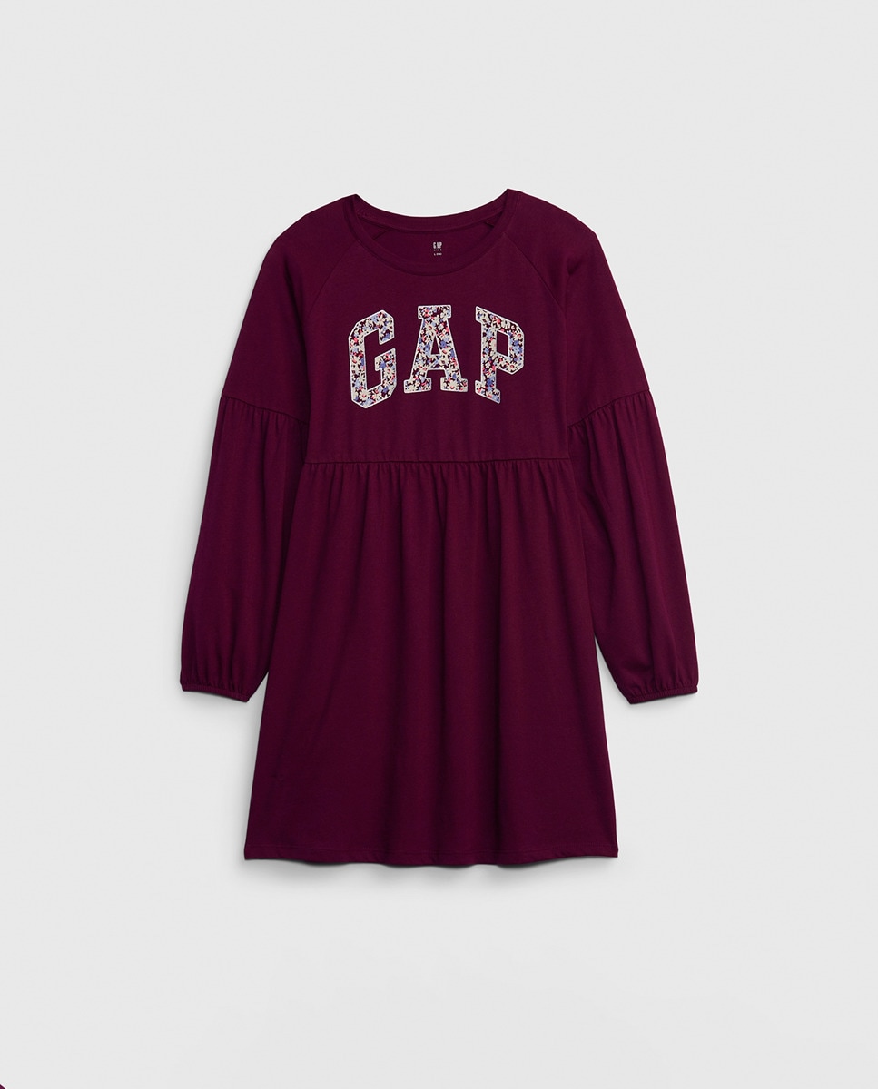 

Короткое трикотажное платье для девочки Gap, фиолетовый