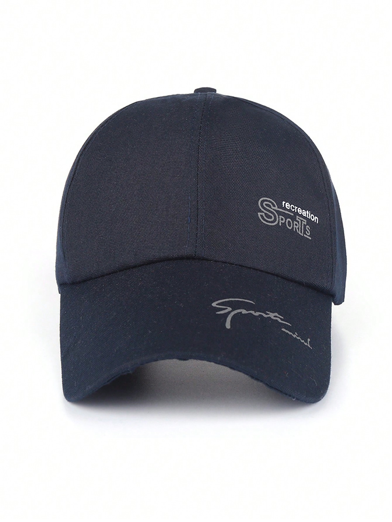 1 шт. Мужская темно-синяя парусиновая кепка для занятий спортом на открытом воздухе - кепка-утконос можно носить в повседневном стиле, темно-синий