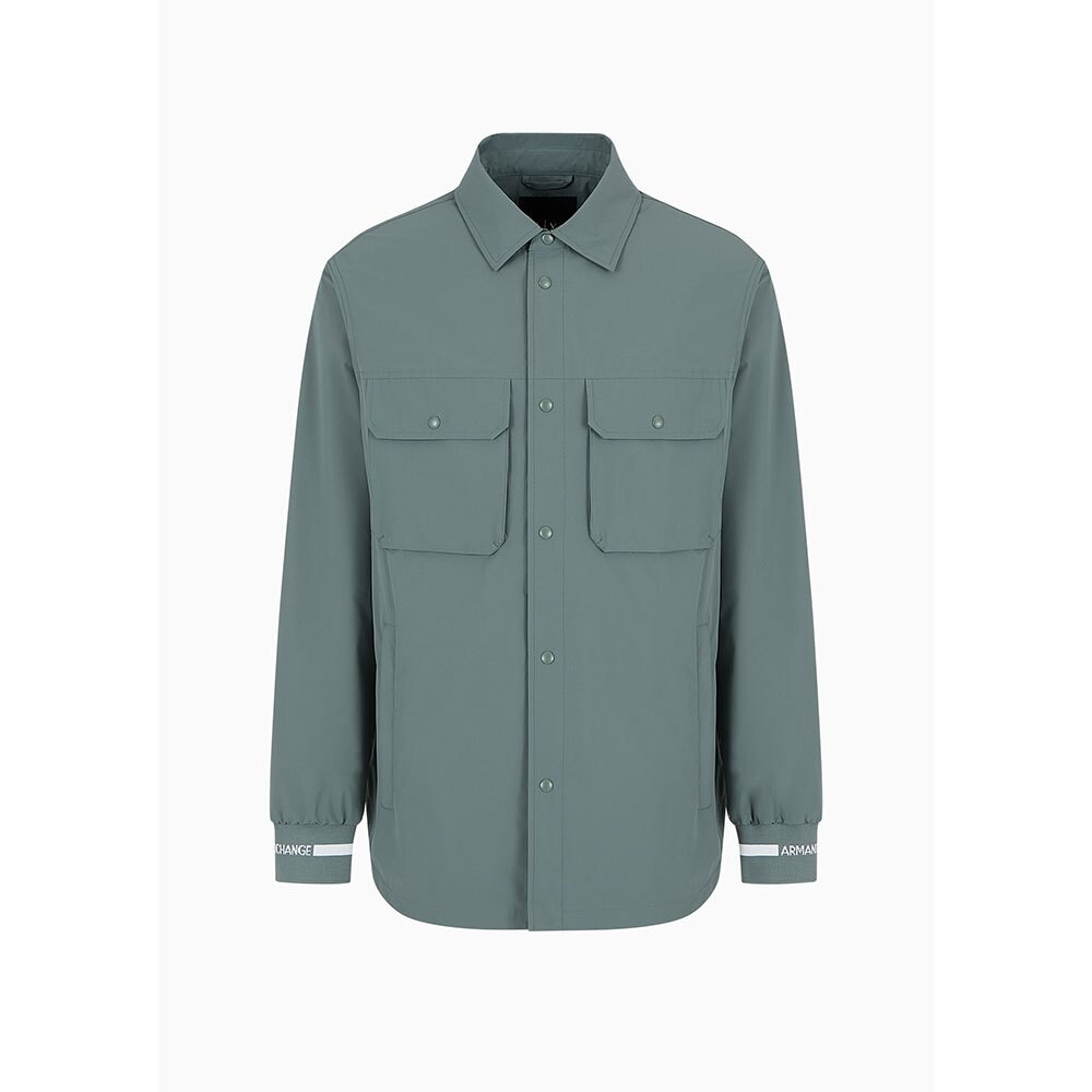 

Рубашка с длинным рукавом Armani Exchange 3DZCL7_ZN3FZ, зеленый