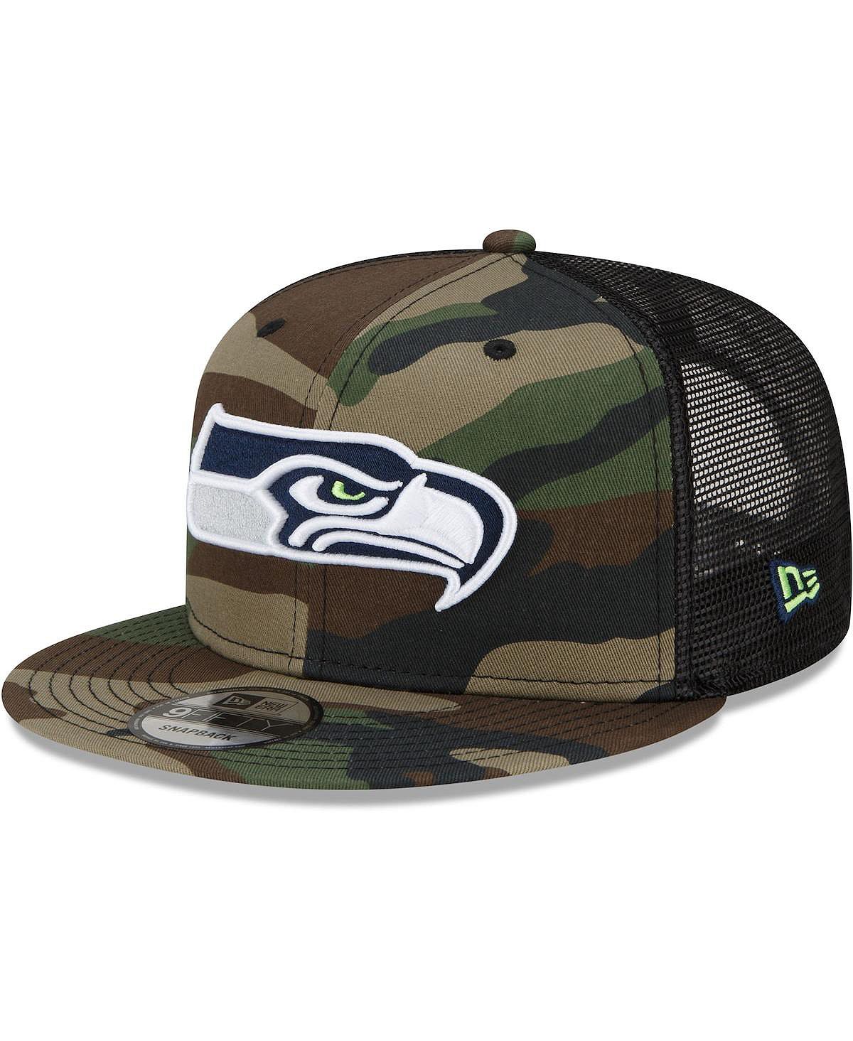 

Мужская камуфляжная кепка Seattle Seahawks Woodland Trucker 2.0 9FIFTY Snapback New Era