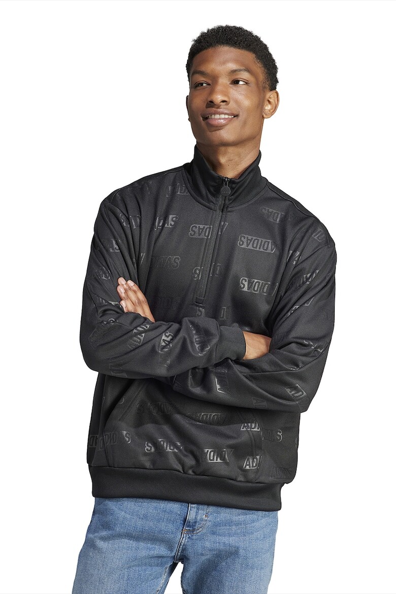 

Короткая толстовка на молнии Adidas Sportswear, черный
