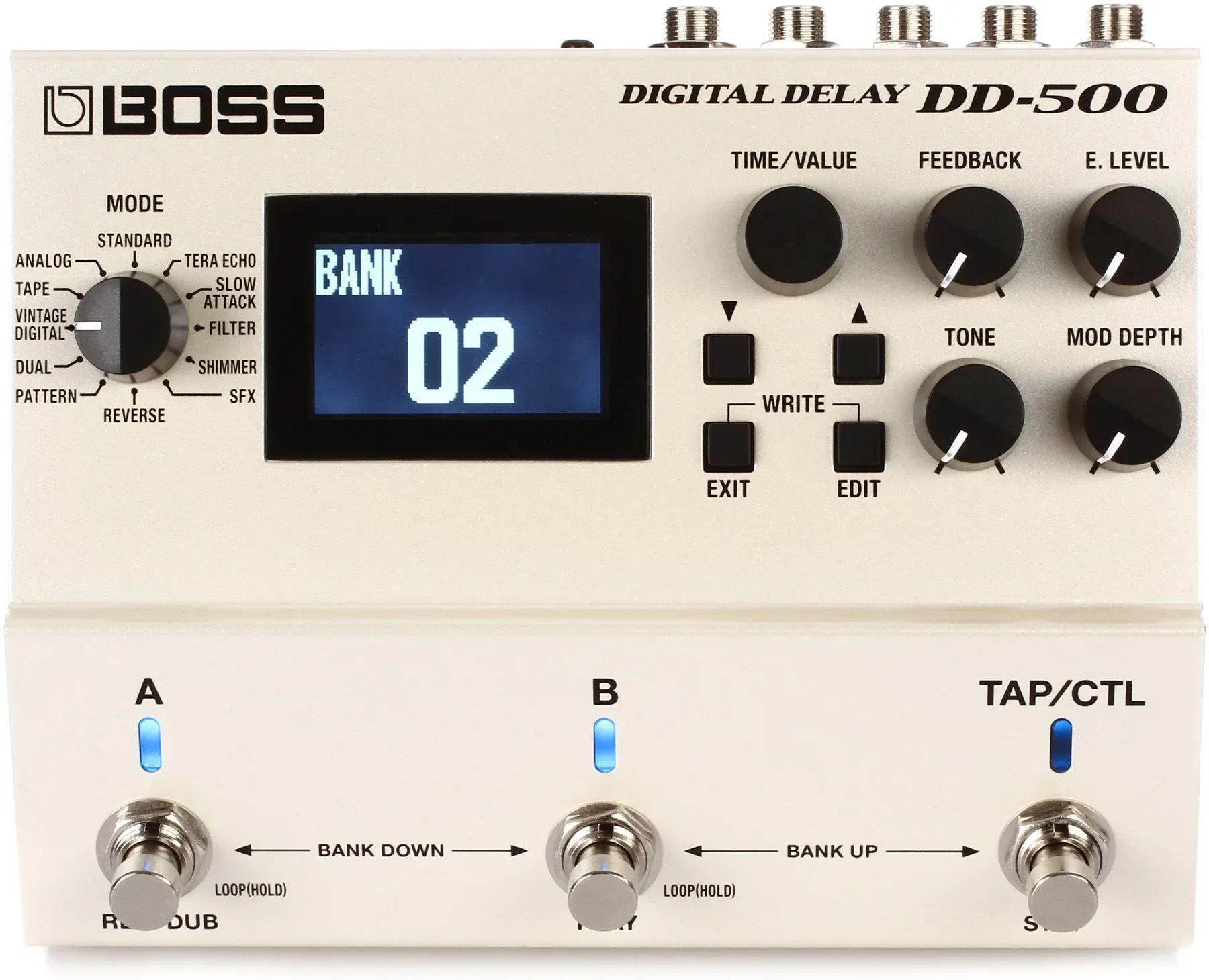 

Цифровая педаль задержки Boss DD-500