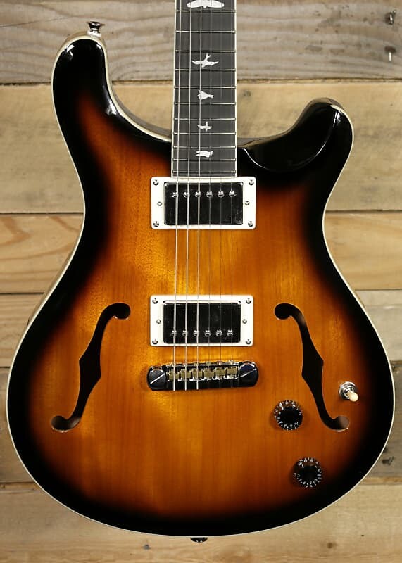 

Электрогитара PRS SE Hollowbody Standard Electric Guitar McCarty Tobacco Sunburst w/ Case