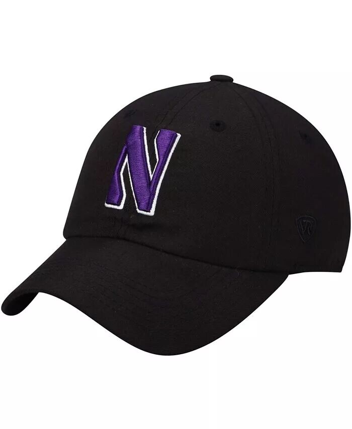 

Мужская черная регулируемая шляпа с логотипом Northwestern Wildcats Primary Top Of The World, черный