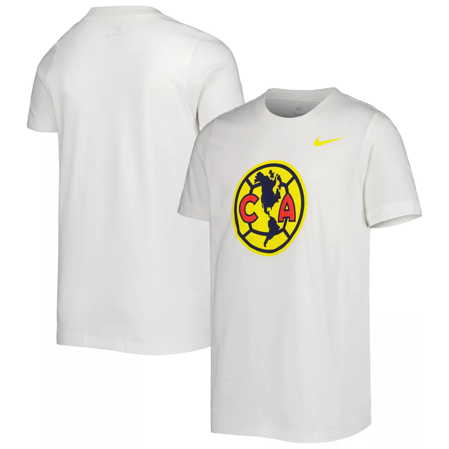 Молодежная футболка Nike White Club America Core Team Nike