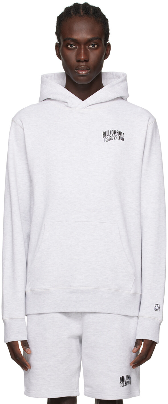 

Серый худи с принтом Billionaire Boys Club, цвет Heather ash