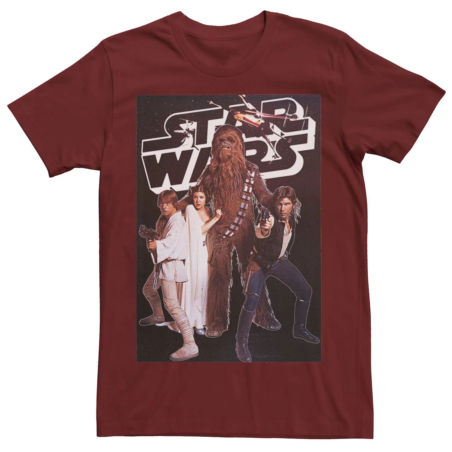 Мужская винтажная футболка с плакатом для группы Star Wars цена и фото