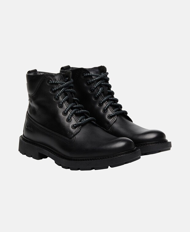

Ботинки на шнуровке Clarks, черный