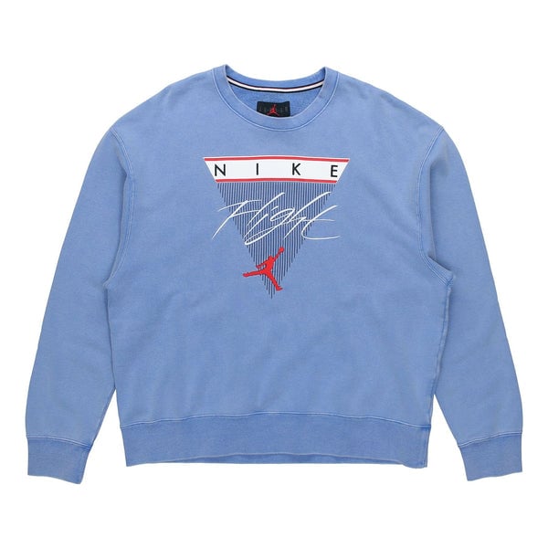 

Толстовка Air Jordan Flight MENS Casual Sports Crew-neck Blue, синий