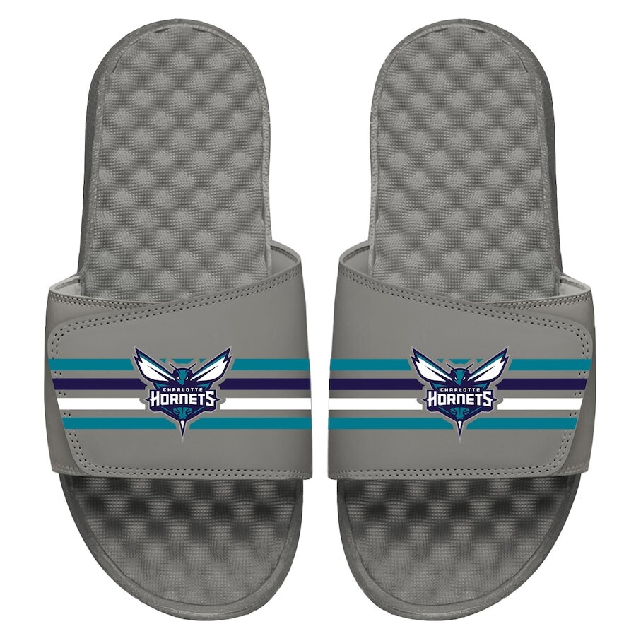 

Шлепанцы ISlide Charlotte Hornets, серый