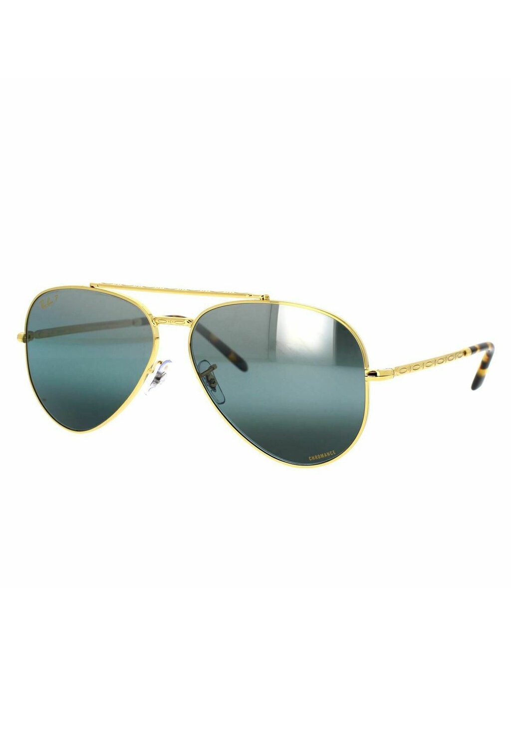 

Солнцезащитные очки Nea Aviator Chromance Polarized Ray-Ban, золото