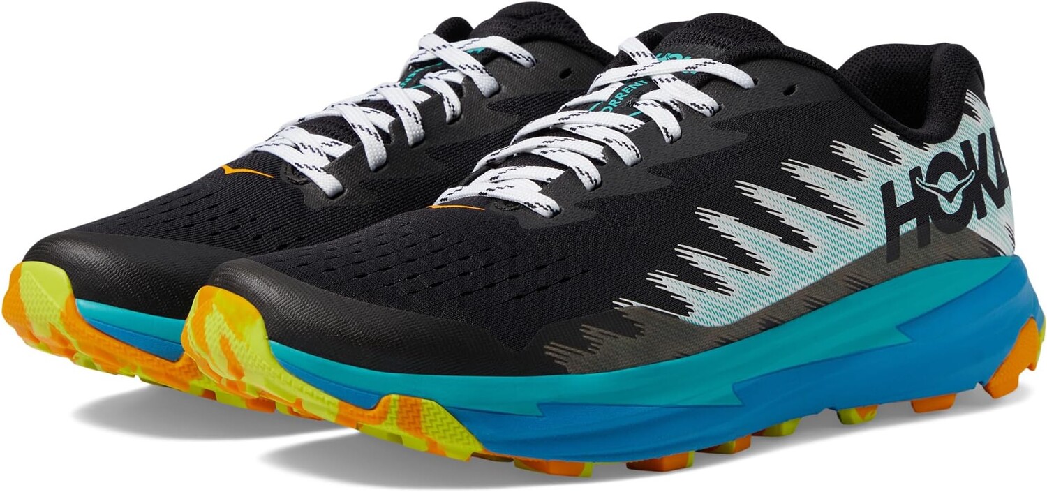 цена Кроссовки Torrent 3 Hoka, цвет Black/Diva Blue