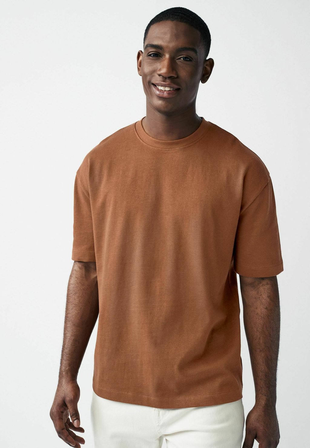 Базовая футболка Heavyweight Next, цвет mottled light brown