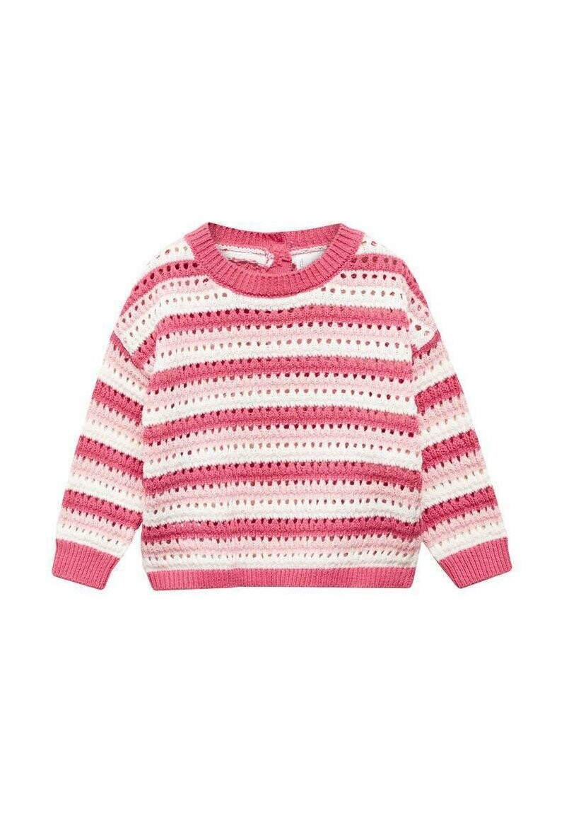 

Вязаный свитер LARA Mango Kids, цвет truskawkowy