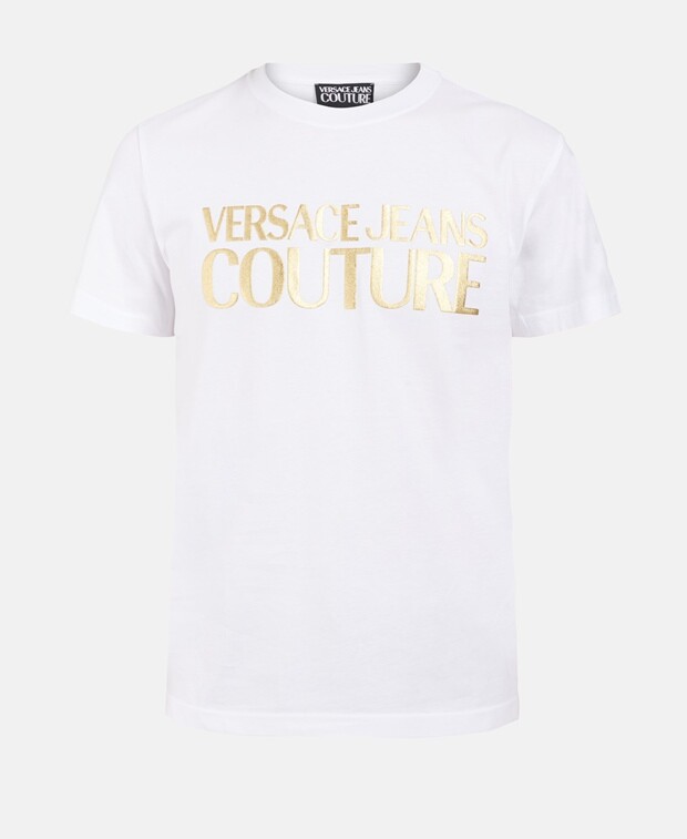 

Футболка Versace Jeans Couture, белое золото
