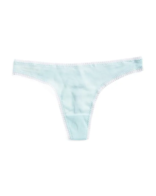 

Сетчатые стринги на бедрах G Ongossamer, цвет Pastel Turquoise