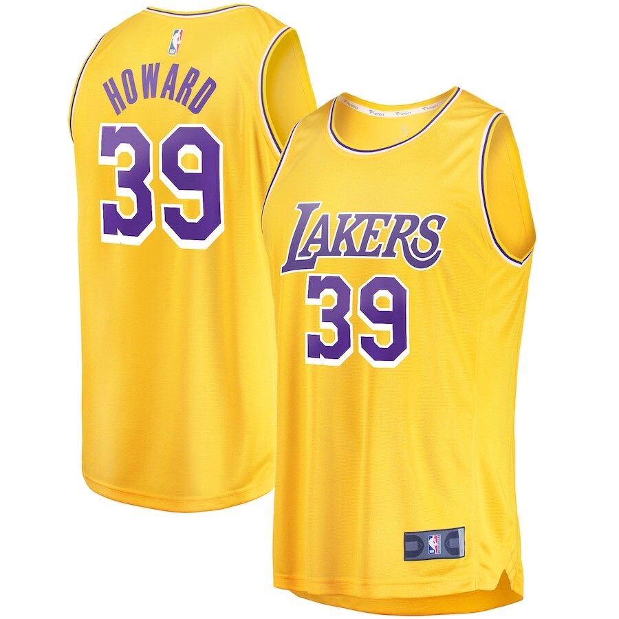 

Джерси Fanatics Branded Los Angeles Lakers, золотой