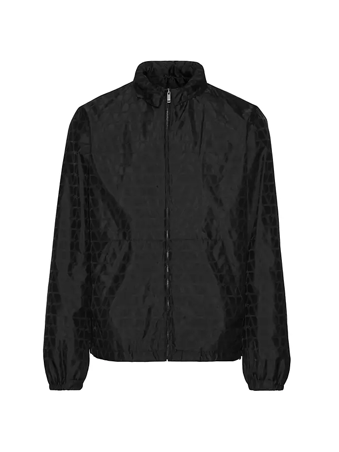 

Нейлоновая ветровка с узором Toile Iconographe Valentino Garavani, черный