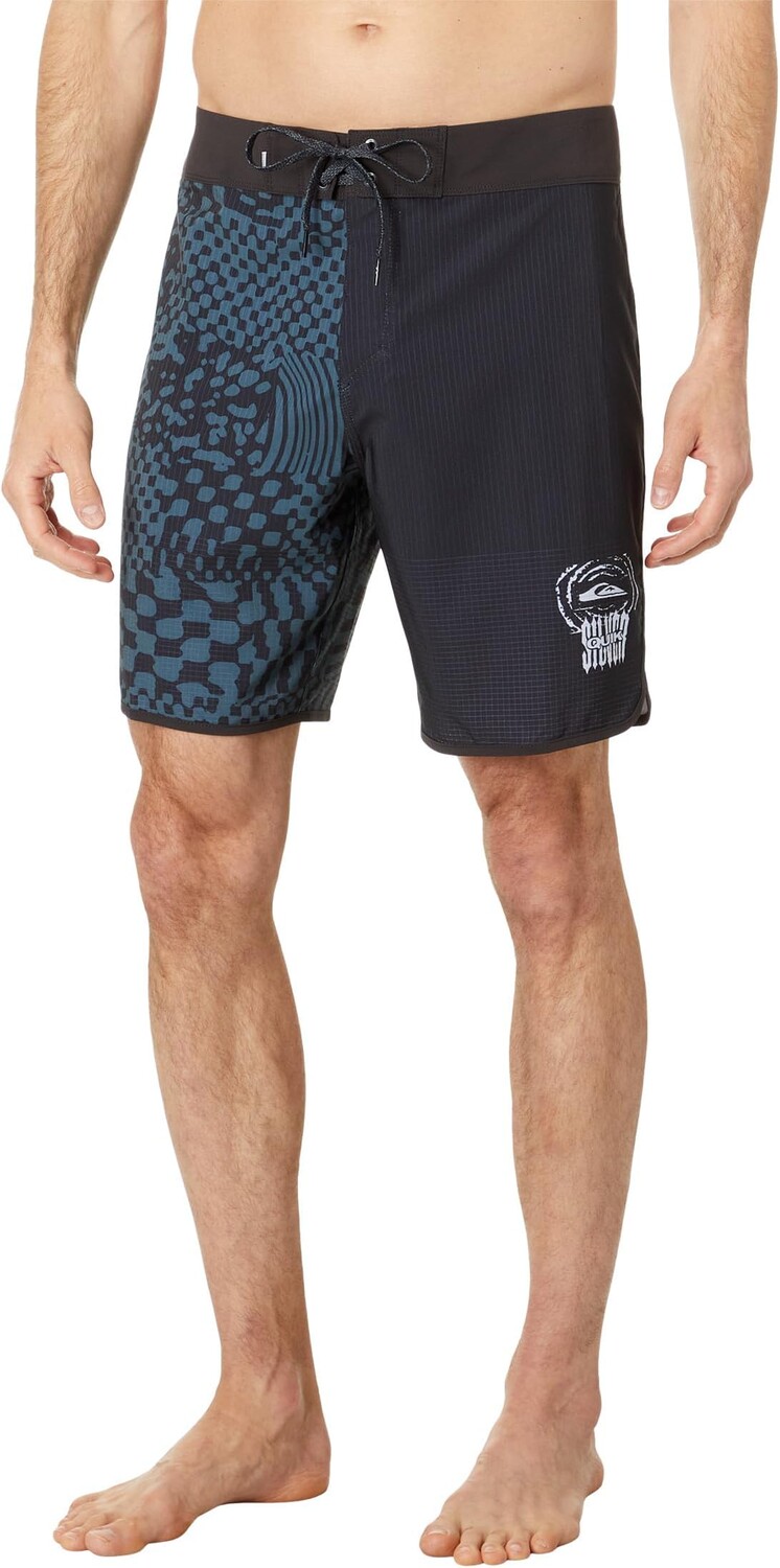 

Шорты для плавания Highlite с зубчатым краем 19 дюймов Quiksilver, цвет Tarmac 2