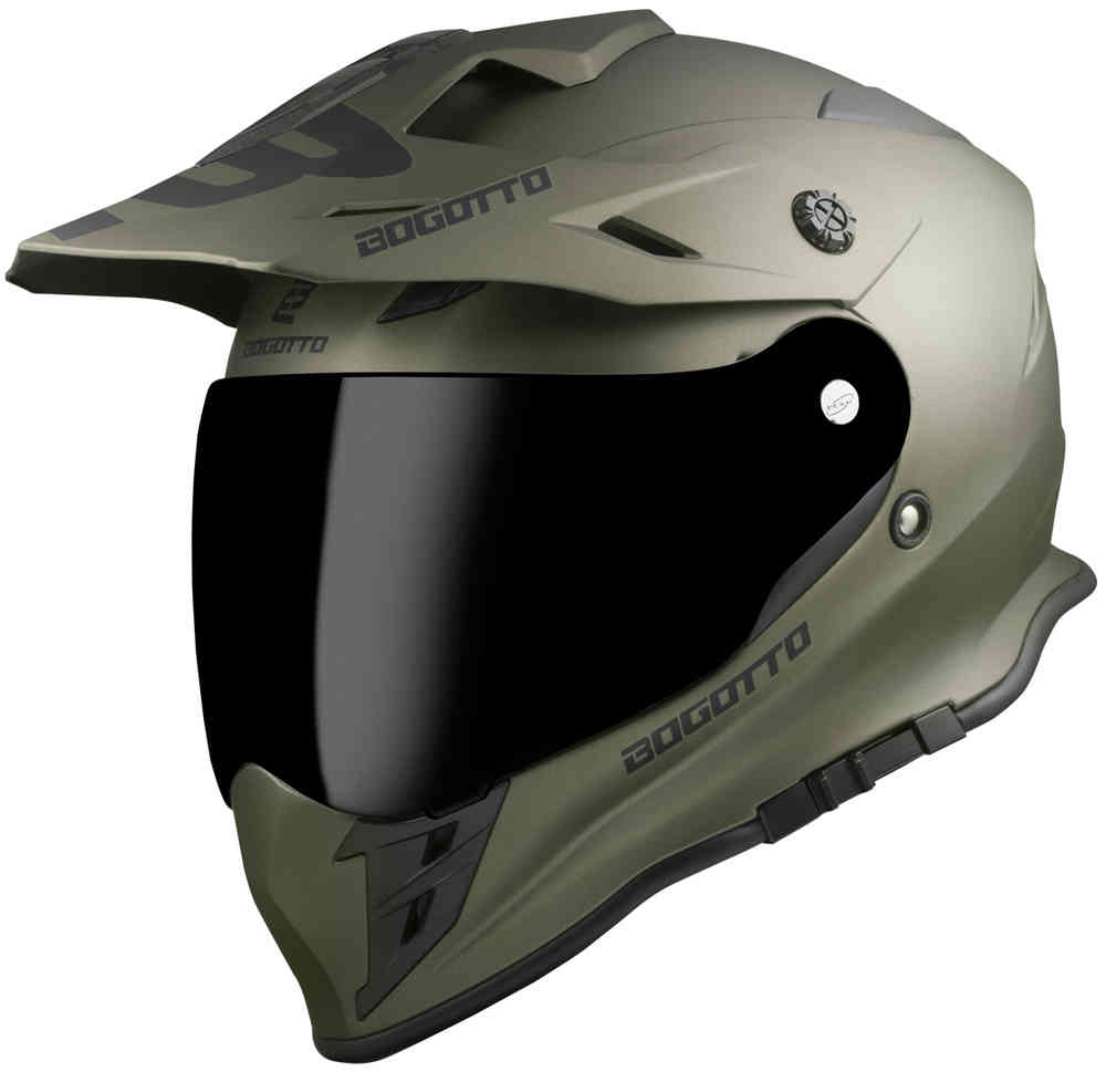 V331 Эндуро шлем Bogotto, зеленый