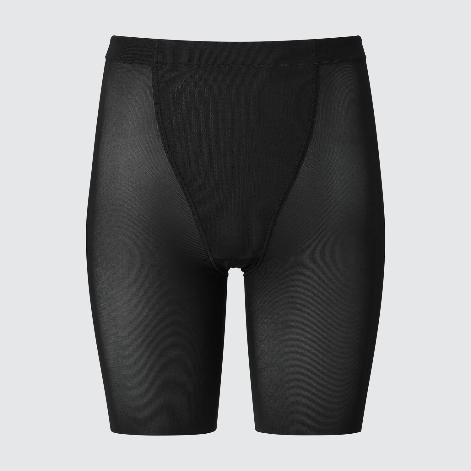 

Полушорты женские Uniqlo AIRism Silhouette, черный