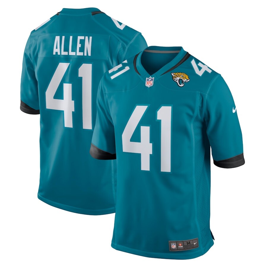 

Джерси Nike Jacksonville Jaguars, бирюзовый