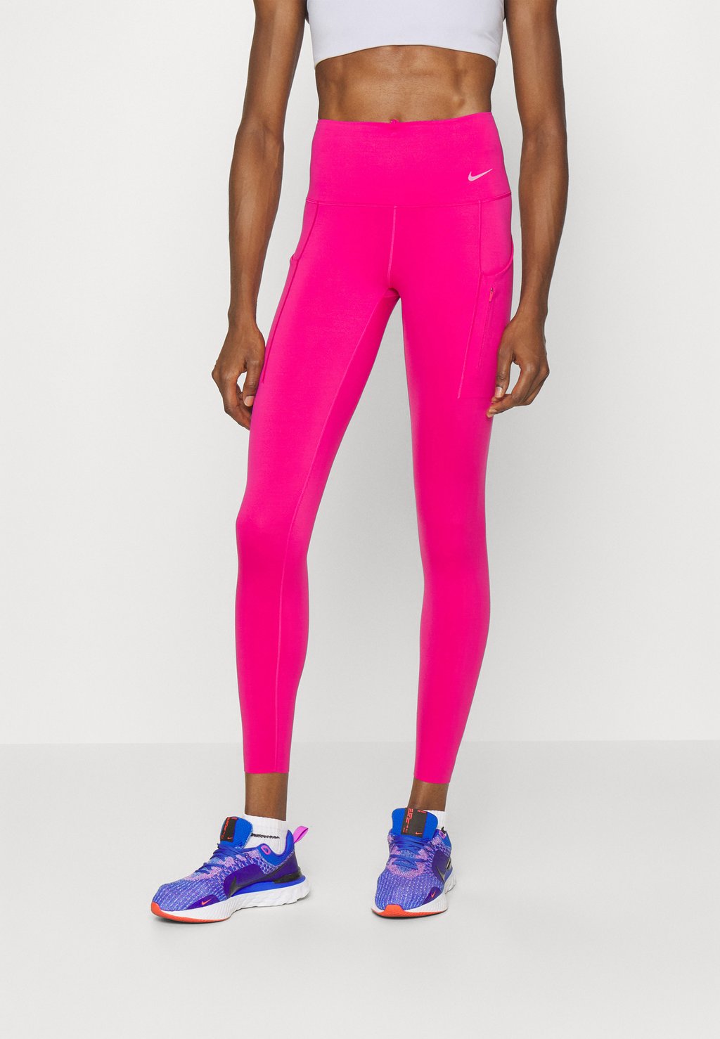 Леггинсы Nike Performance, розовый леггинсы nike performance 365 черный розовый белый