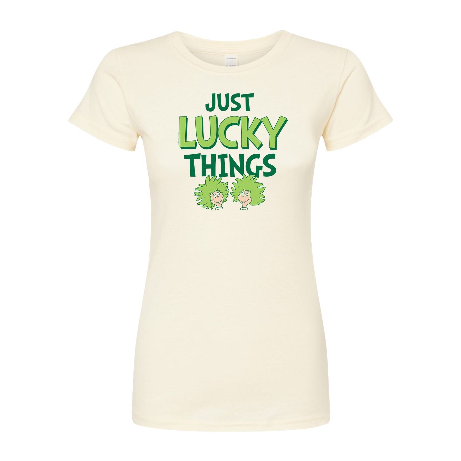 

Футболка с приталенным рисунком «Доктор Сьюз» для юниоров «Just Lucky Things» Licensed Character, бежевый