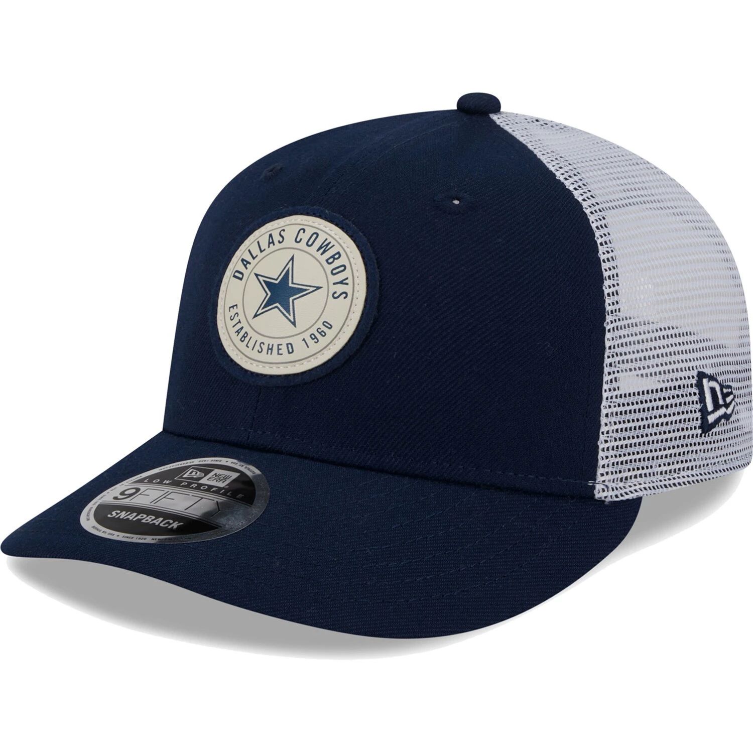 

Мужская низкопрофильная шляпа Snapback 9FIFTY темно-синего/белого цвета New Era Dallas Cowboys Circle