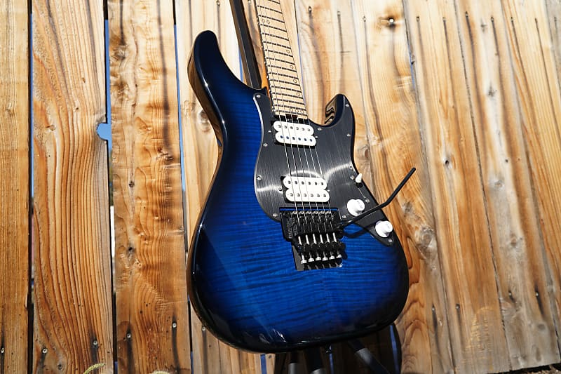 Электрогитара Schecter Diamond Series Prototype SVSS Exotic - See Thru Blue Burst 6-String Electric Guitar 1 шт 7x9 см 70x90 мм двухсторонний прототип pcb универсальная печатная плата прототип для arduino