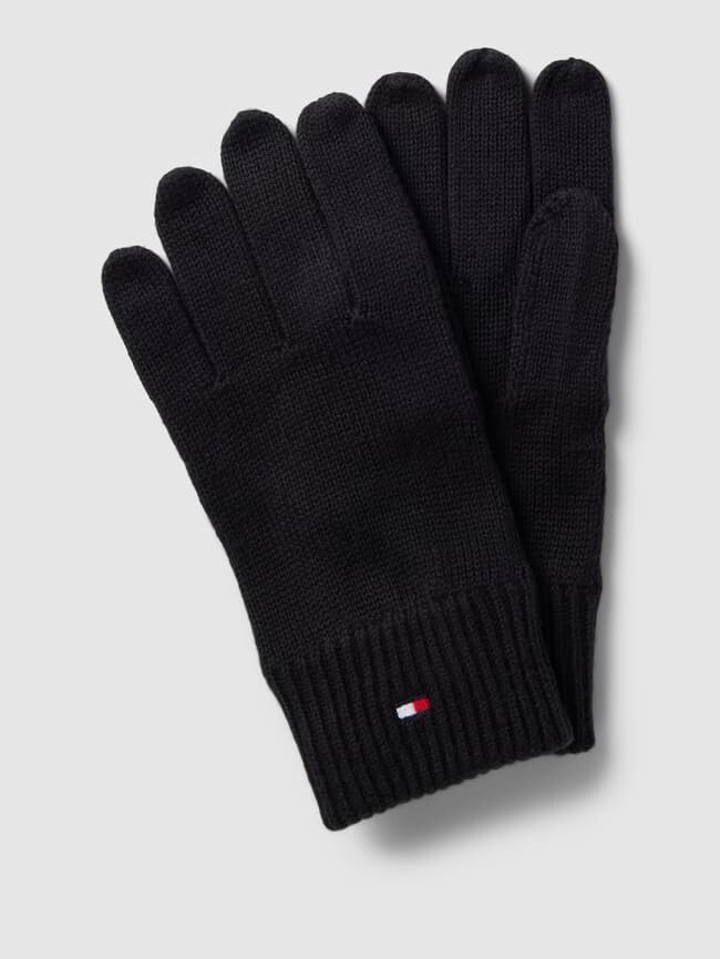 

Перчатки с детализацией лейбла модели ESSENTIAL FLAG Tommy Hilfiger, черный