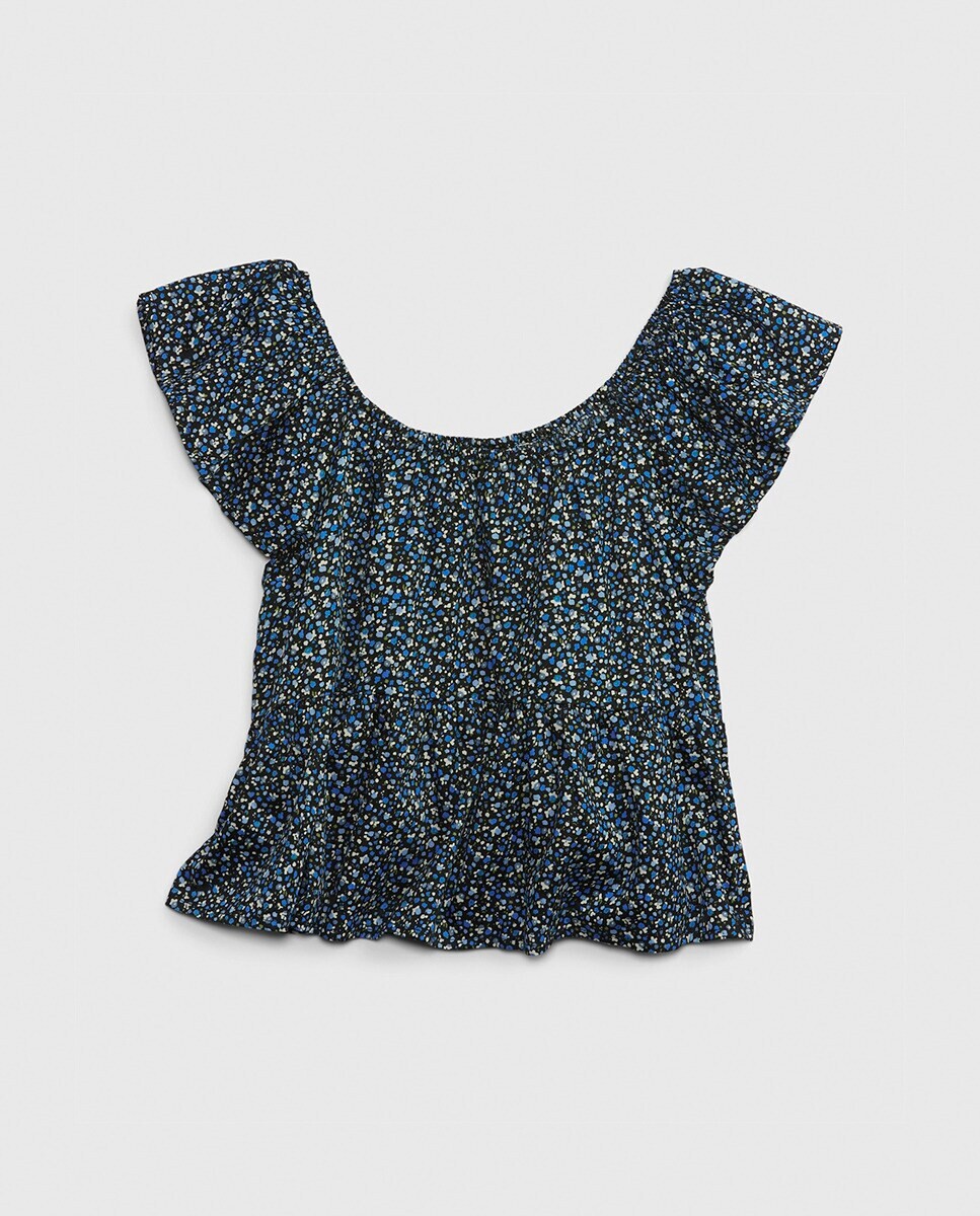 

Футболка для девочки с коротким рукавом Gap, синий