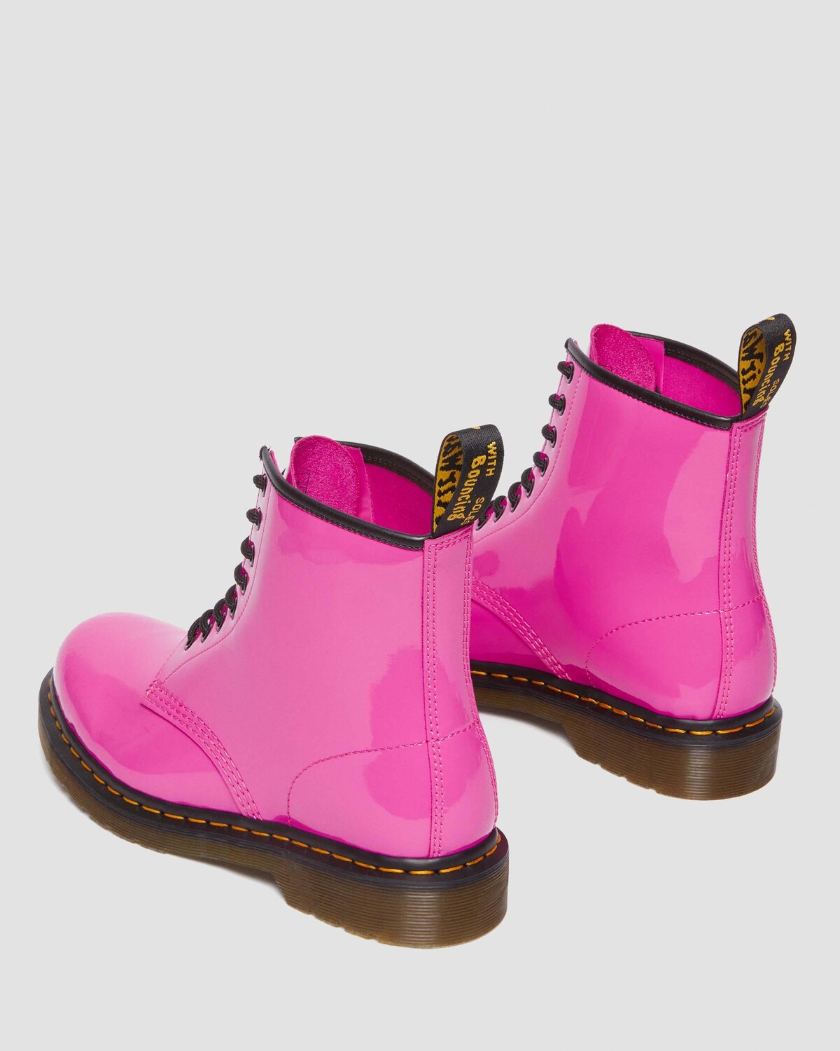 

1460 Женские лакированные ботинки на шнуровке Dr. Martens