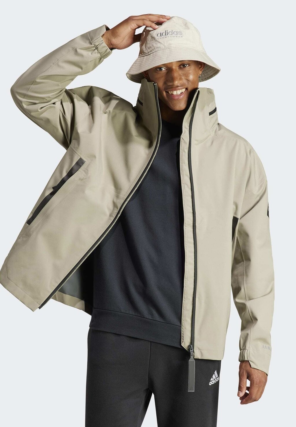 

Куртка Hardshell Myshelter adidas Sportswear, цвет silver pebble