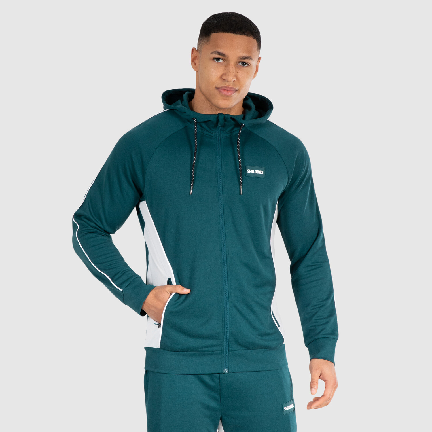 

Спортивная куртка SMILODOX Zip Hoodie Suit Pro, бензиновый