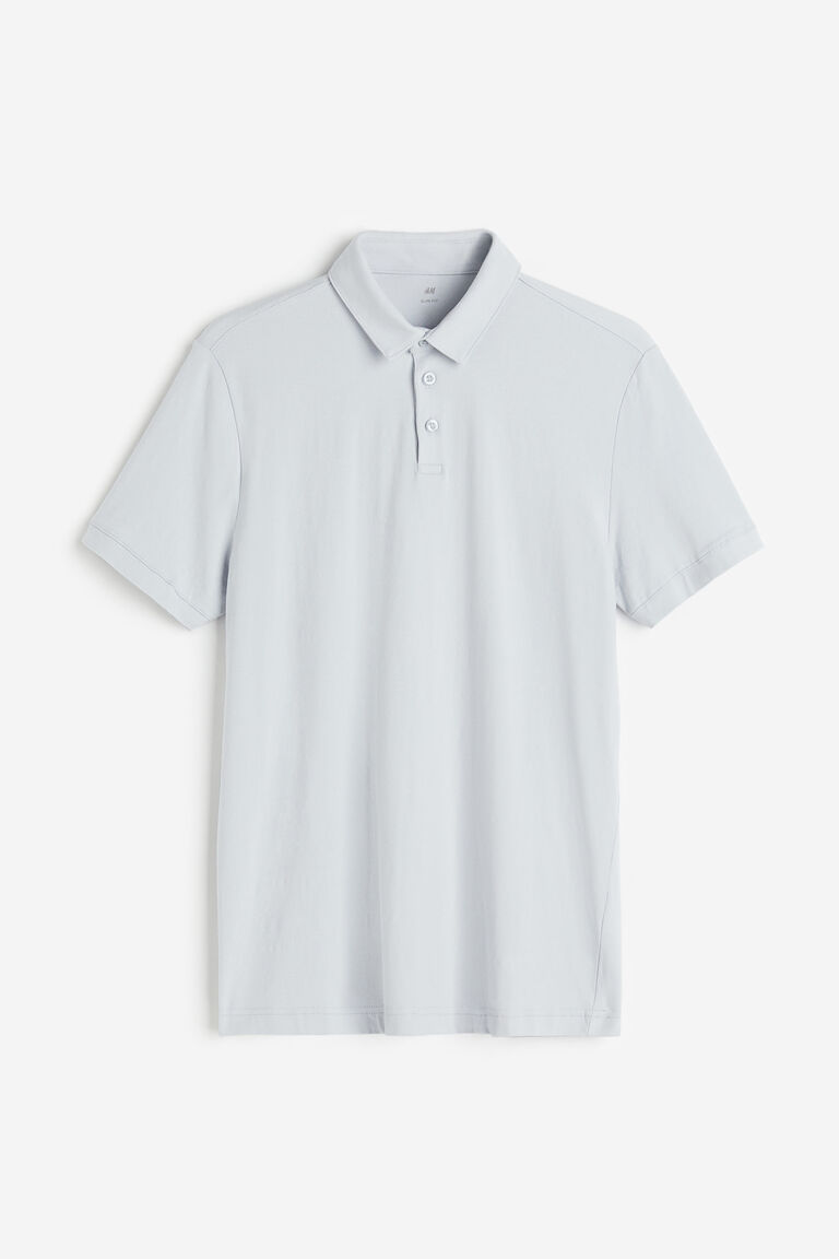 цена Рубашка-поло приталенного кроя H&M, синий