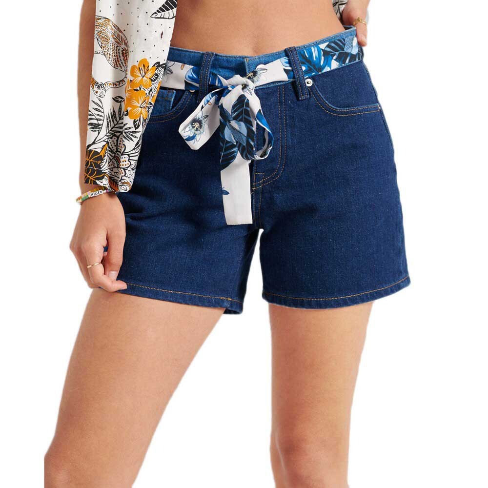 

Шорты Superdry Mid Rise Slim, синий