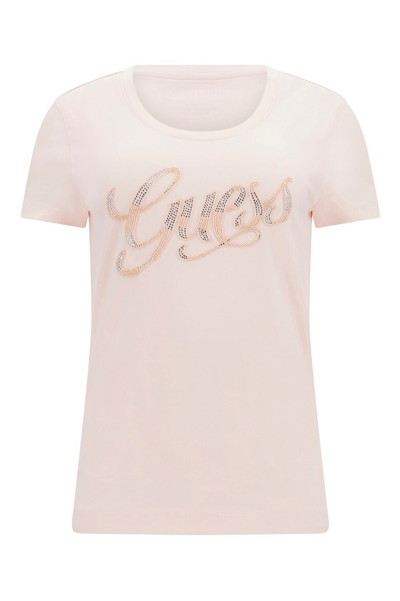

Футболка с логотипом Guess, розовый