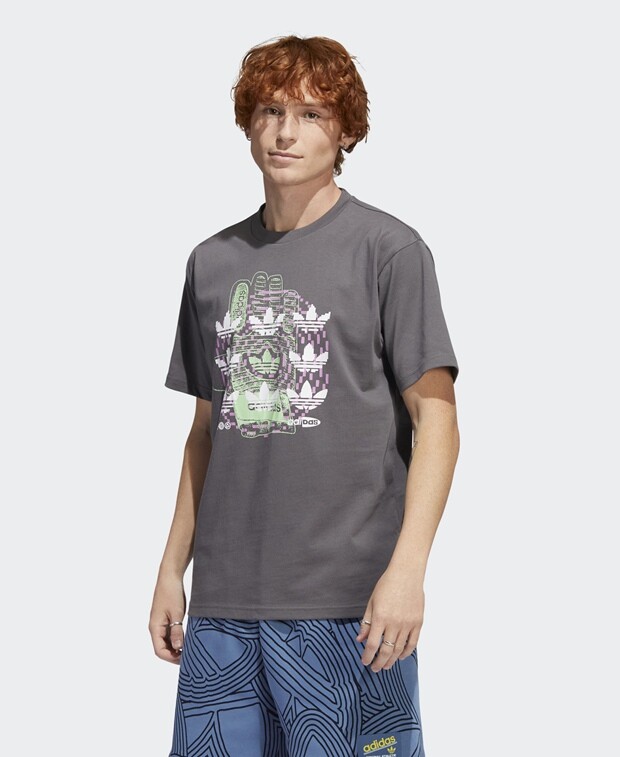 

Футболка adidas Originals, серый
