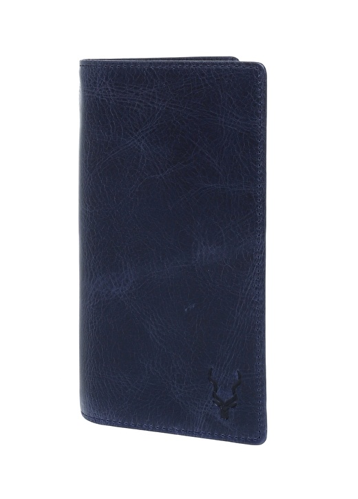 цена Мужской кожаный кошелек темно-синего цвета Carrera