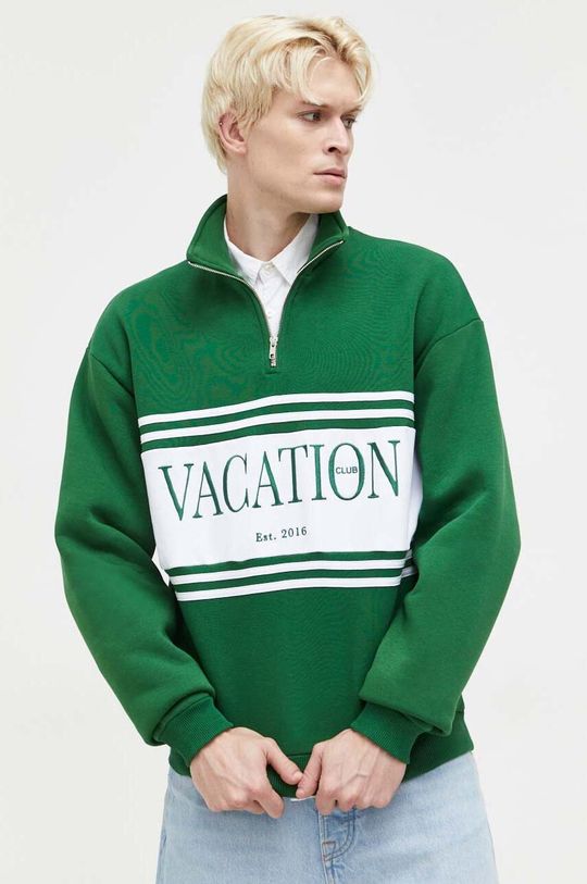 цена Толстовка «В отпуске» On Vacation, зеленый