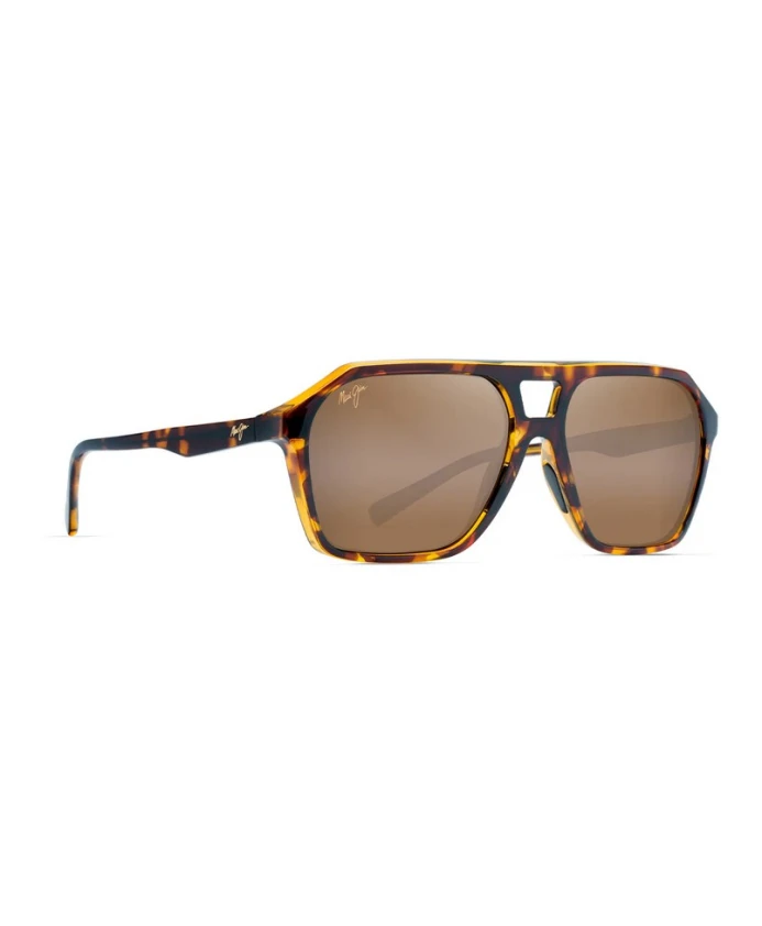 

Солнцезащитные очки авиаторы на танкетке h880, Гавана Maui Jim, коричневый