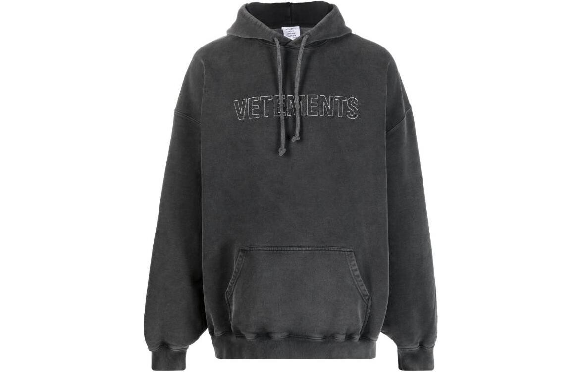 

Толстовка мужская темно-серая Vetements, темно-серый