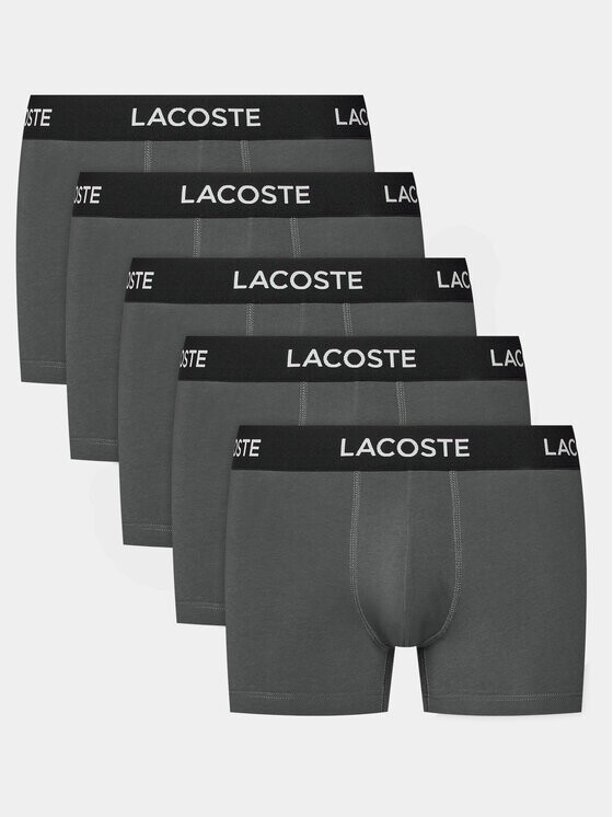 

Комплект из 5 боксеров Lacoste, серый