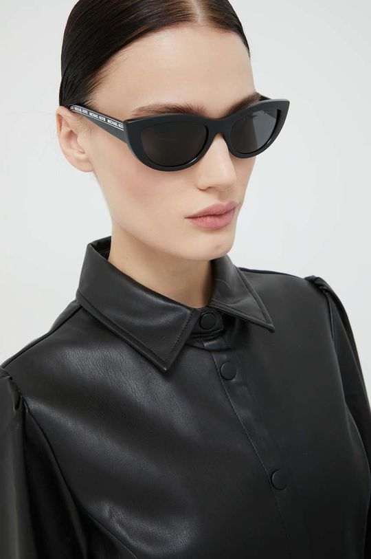 Солнцезащитные очки Майкла Корса Michael Kors, черный солнцезащитные очки michael kors magnolia розовое золото